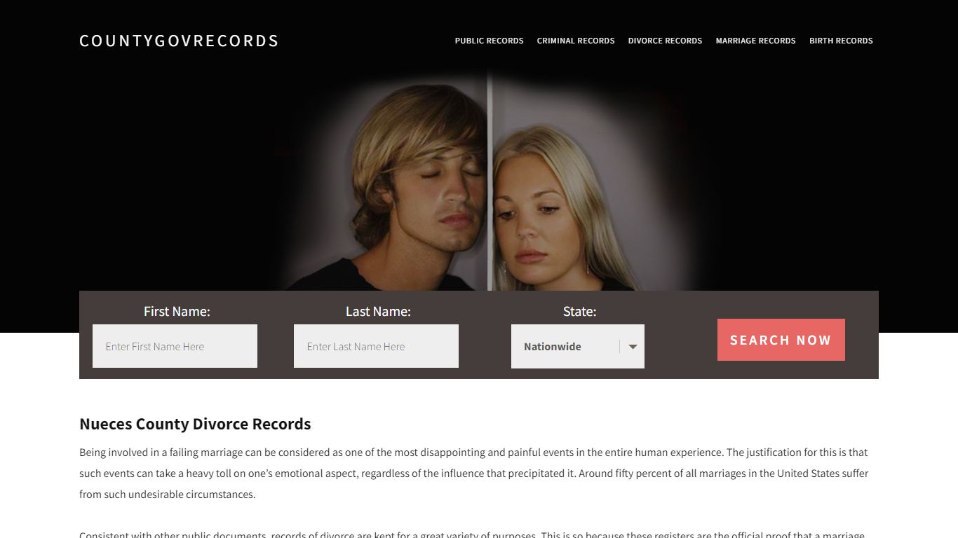 Nueces County Divorce Records | Enter Name and Search|14 Days Free